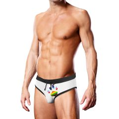 Prowler Swim Brief White Oversized Paw White