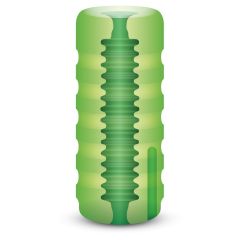 Zolo Original Squeezable Vibrating Stroker Vibrating Stroker Green Os