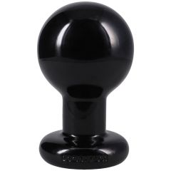 The Classic Round Butt Plug Large Black