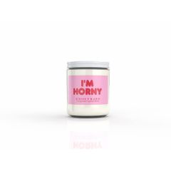 Strike & Burn I'm Horny Pomegranate, Cypress, and Bitters Candle