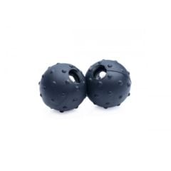 Master Series Dragon's Orbs Nubbed Silicone Magnetic Balls Black