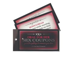 Oral Adventures For Her, Sex Coupons