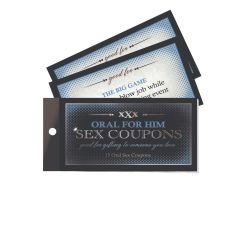 Oral Adventures For Him, Sex Coupons