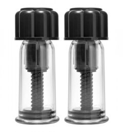 Master Series Black Max Powerful Twist Nipple Suckers
