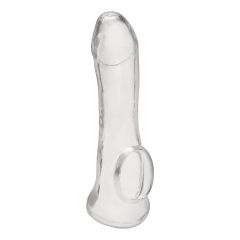 Blue Line 6.25inch Transparent Penis Enhancing Sleeve Extension