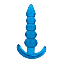 Blue Line 4.5inch Medium Beaded Anal Plug
