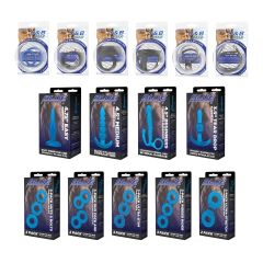 Blue Line Cock Ring Bundle