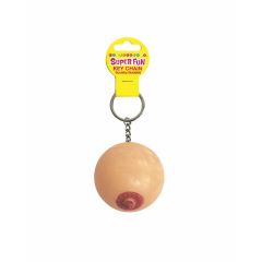 Super Fun Key Chain, One Squishy Boob