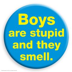 Boys Smell Badge 38mm