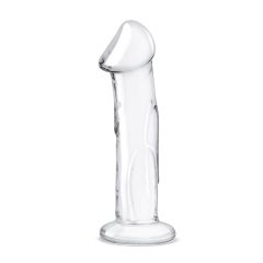 Glas 6inch Veins & Flat Base Dildo