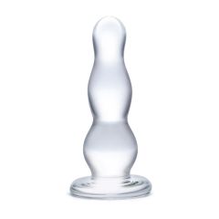 Glas 4inch Glass Butt Plug Clear 