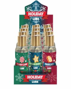 Holiday Lube Display, 3 Flavors, 18 Pieces