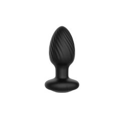 TORNADO LARGE Rotating and vibrating butt plug with remote control