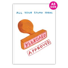 David Shrigley All Your Stupid Ideas A5 Notebook