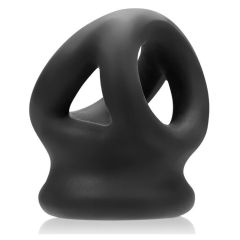 Oxballs Tri-Squeeze Cocksling Ballstretcher Black
