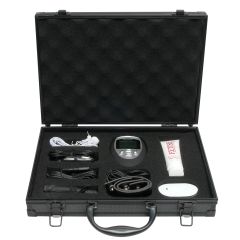 Fetish Fantasy Series Deluxe Shock Therapy Travel Kit - Black/Silver/White
