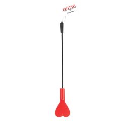 Fetish Fantasy Series Silicone Heart Flapper - Red/Black