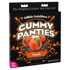 Edible Crotchless Gummy Panties - Peach