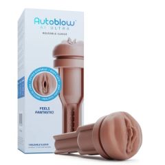Autoblow AI Ultra Reusable Vagina Sleeve Chocolate