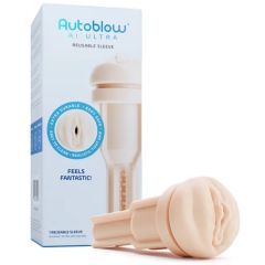 Autoblow AI Ultra Reusable Vagina Sleeve Vanilla
