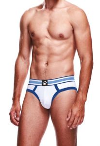 Prowler Brief White Blue