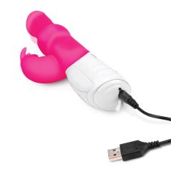 Rabbit Essentials RR Rechargeable Pleasure Beads Rabbit Hot Pink