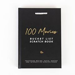100 Movies Bucket List Scratch Book