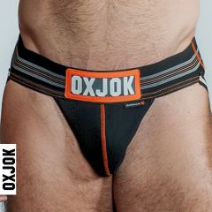 Oxballs Slingjock Upthrust Slider-Strap Jock BLACK IRON  XX-LARGE