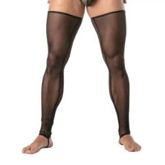 TOF Paris Mesh Long Legs For Men Black