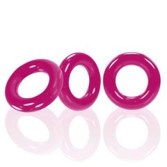Willy Rings 3 Pack Cockrings Hot Pink