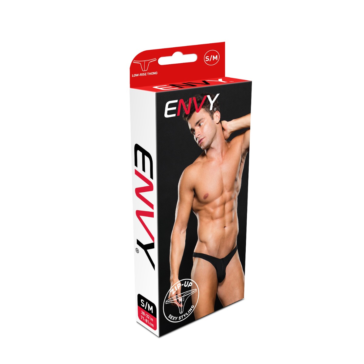 Envy Low Rise Thong Red S/M - Envy - Lingerie & Underwear - adult product at KS Store
