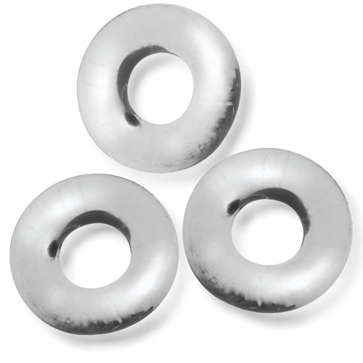 Oxballs Fat Willy 3-Pack Jumbo Cockrings Clear - Oxballs - Toys & Accessories - adult product at KS Store