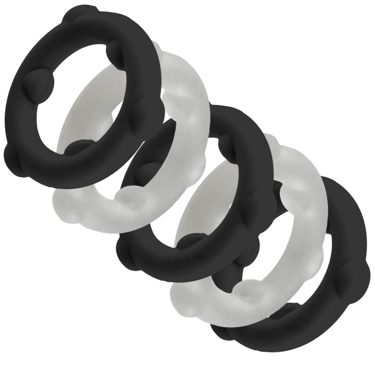 Gearheads 5 pack in Black//Vapor - Oxballs - Toys & Accessories - adult product at KS Store
