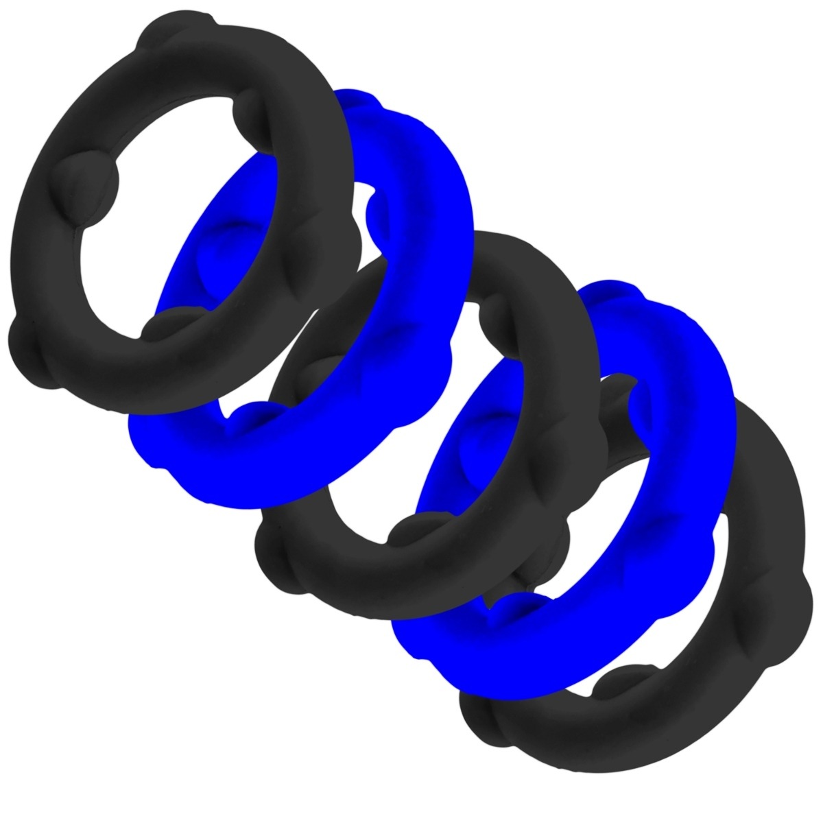 Gearheads 5 pack in Bllue/Black - Oxballs - Toys & Accessories - adult product at KS Store