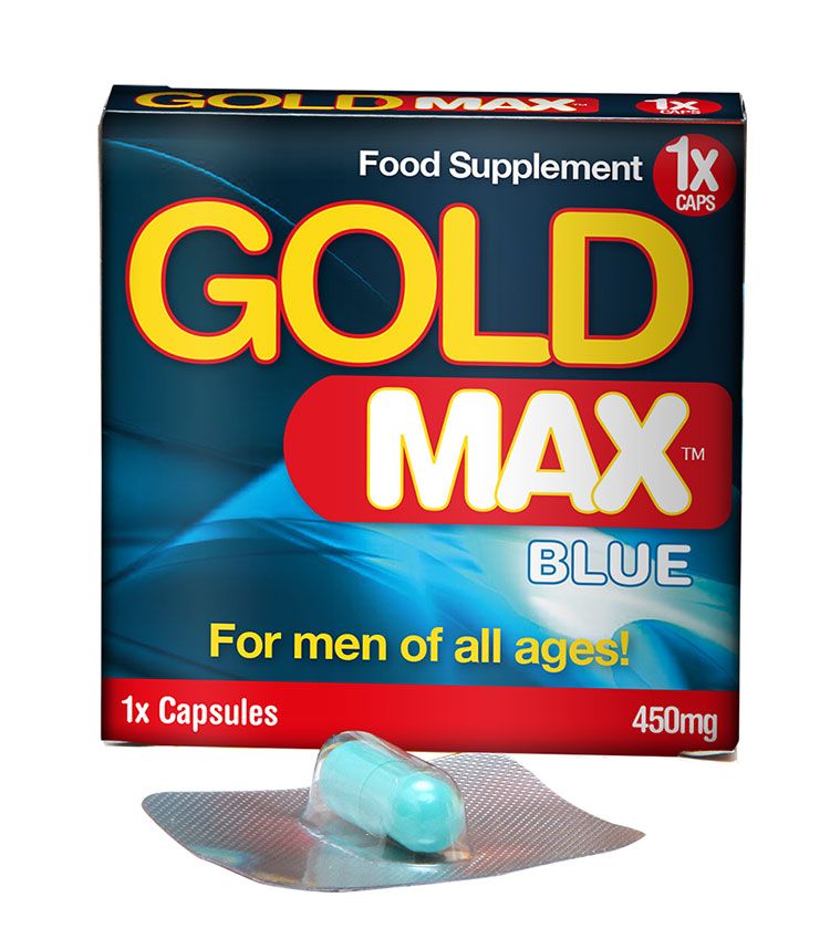 GoldMAX Stimulant For Men Single Blue 450mg - Goldmax - General - adult product at KS Store