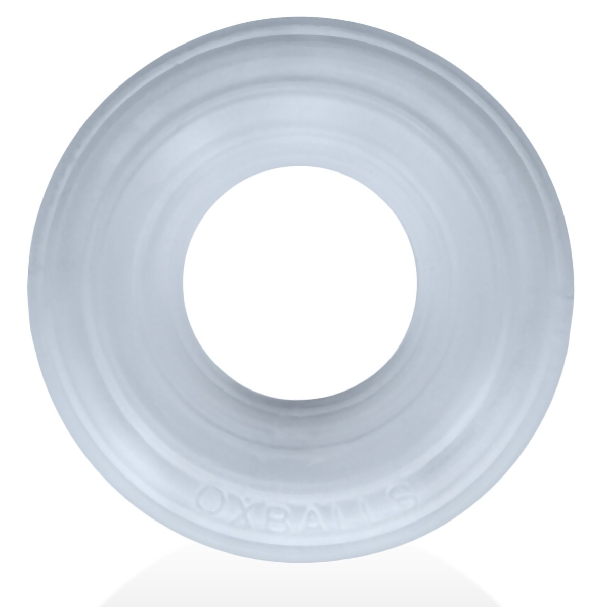 Oxballs Roto Grooved Gripper Ribbed Cockring Clear - Hunkyjunk - Lubricants - adult product at KS Store