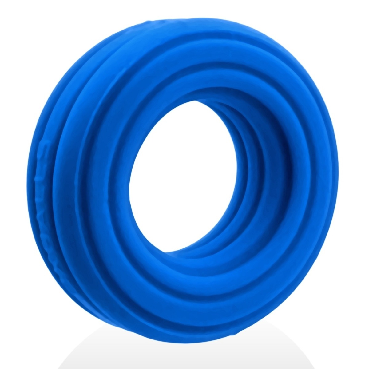Oxballs Roto Grooved Gripper Ribbed Cockring Teal - Hunkyjunk - Lubricants - adult product at KS Store
