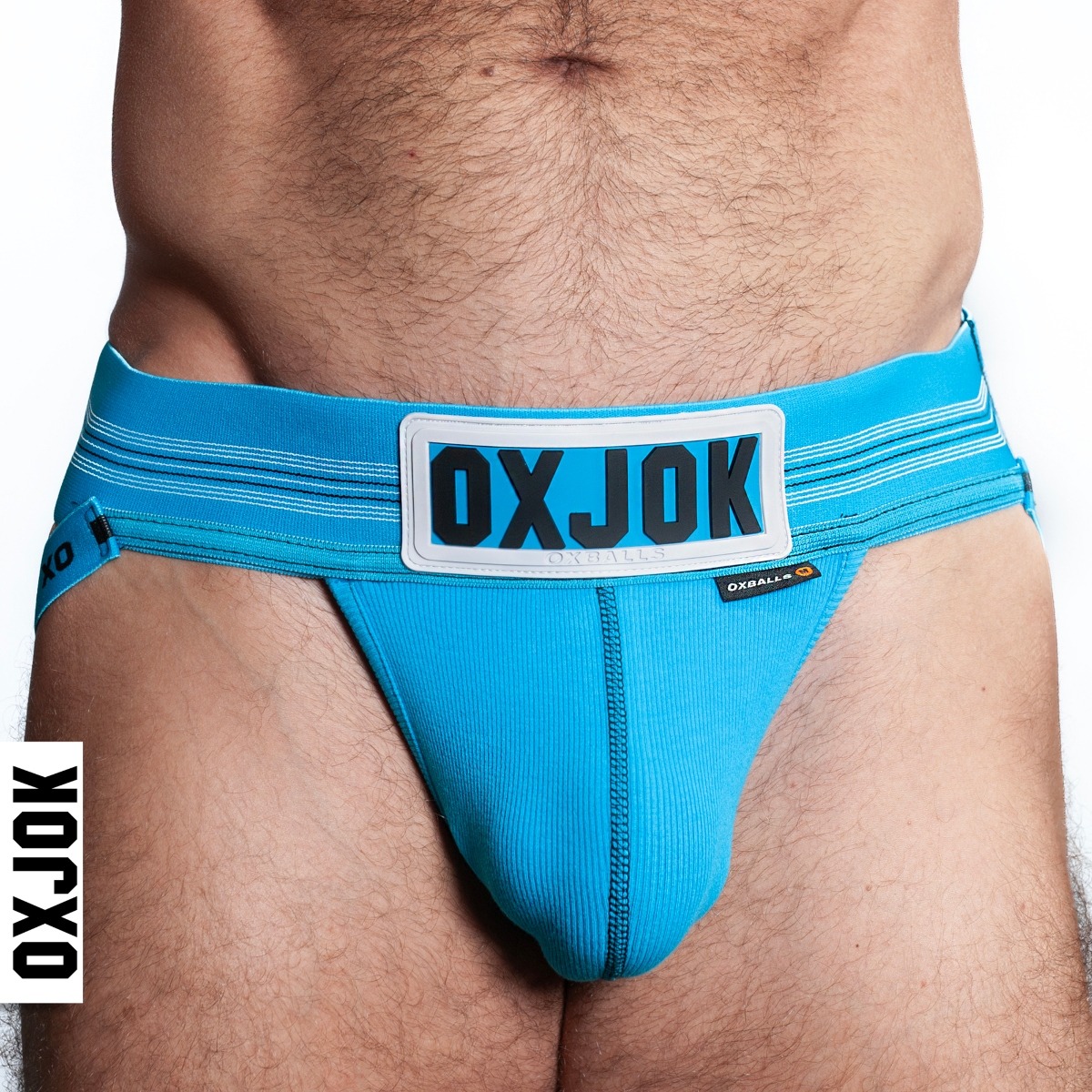 Slingjock Upthrust Slider Strap Jock Pool Medium - Oxballs - Lingerie & Underwear - adult product at KS Store