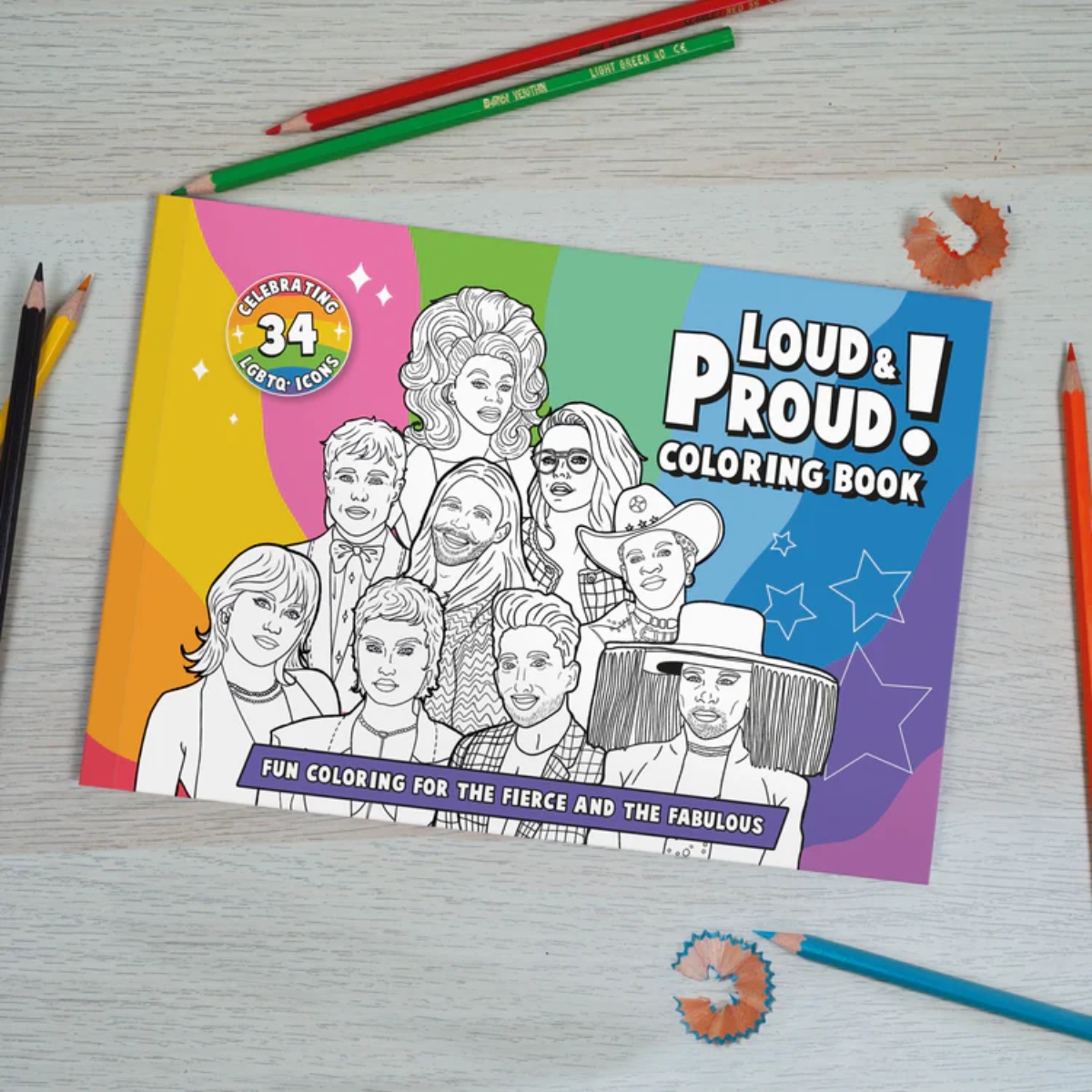 Loud and Proud Coloring book - Bubblegum Stuff - Lingerie & Underwear - adult product at KS Store