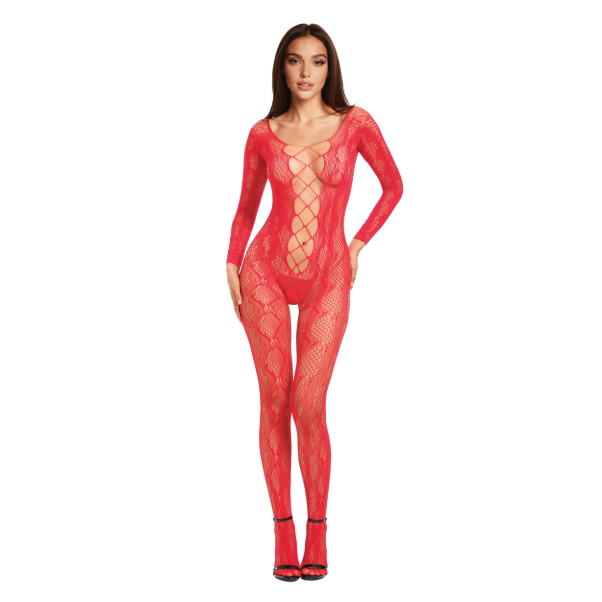 Me You Us Lace Bodystocking Red - Me You Us Lingerie - Lingerie & Underwear - adult product at KS Store