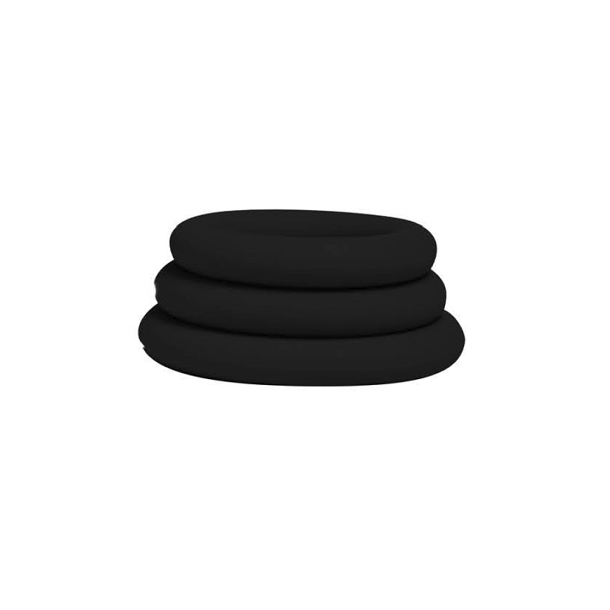 Me You Us Signature The Chubby 3 Ring Set Black - Me You Us Signature - Toys & Accessories - adult product at KS Store