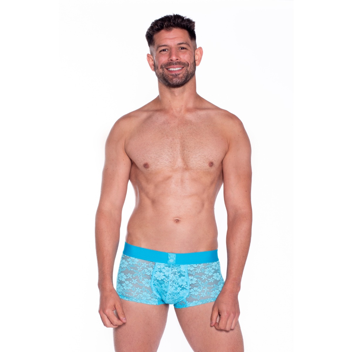Prowler Neon Blue Lace Trunk Medium - Prowler - General - adult product at KS Store