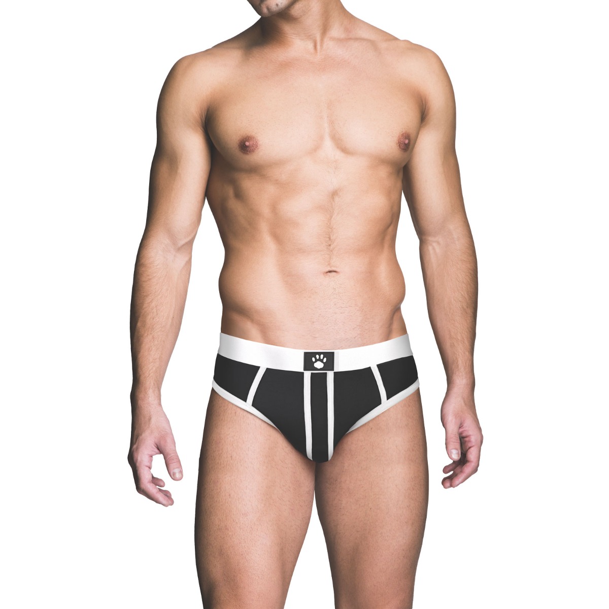 Prowler RED Ass-less Brief White L - Prowler Red - Lingerie & Underwear - adult product at KS Store