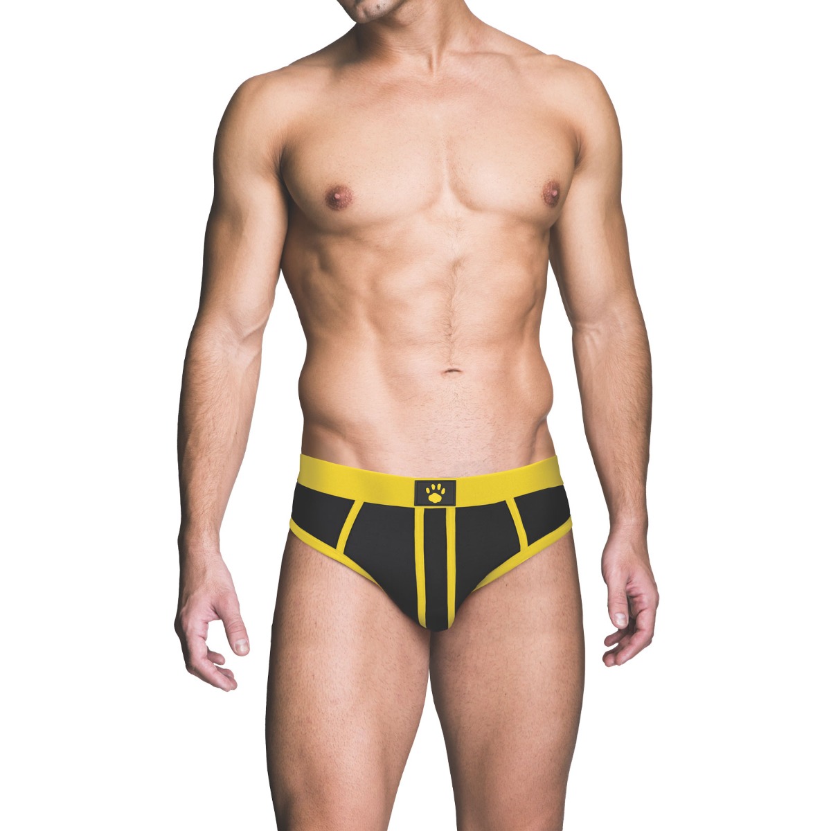 Prowler RED Ass-less Brief Yellow M - Prowler Red - Lingerie & Underwear - adult product at KS Store