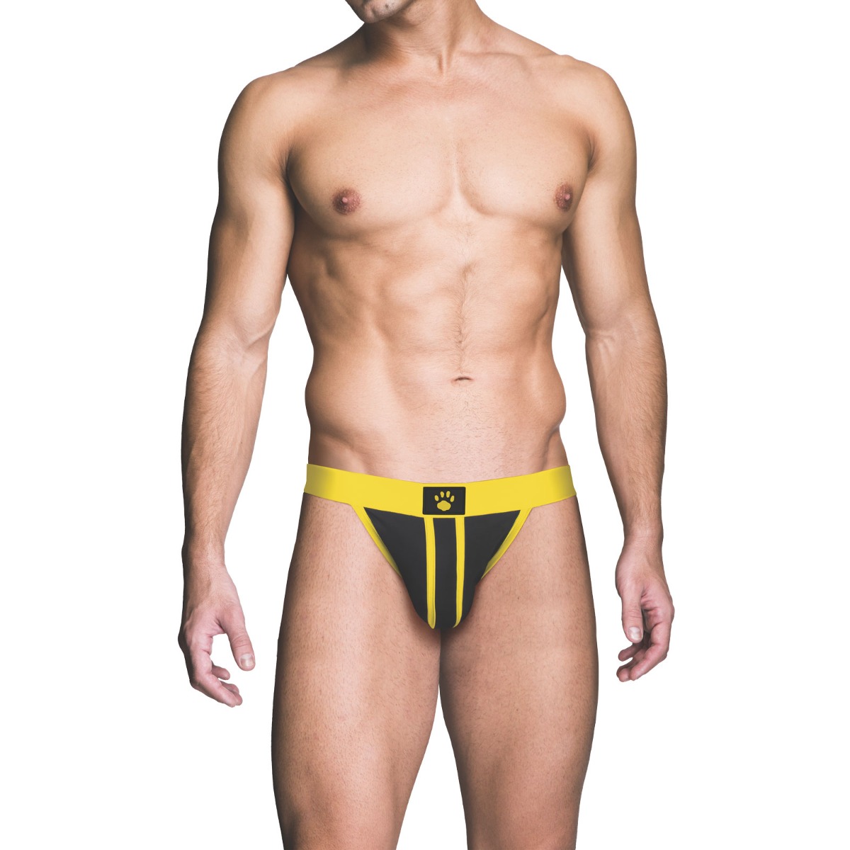 Prowler RED Ass-less Jock Yellow XL - Prowler Red - Lingerie & Underwear - adult product at KS Store