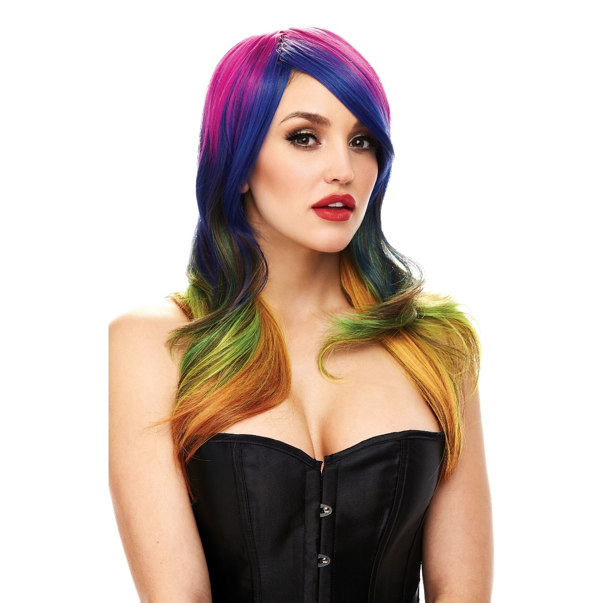 Pleasure Wigs Christina Rainbow - Pleasure Wigs - General - adult product at KS Store