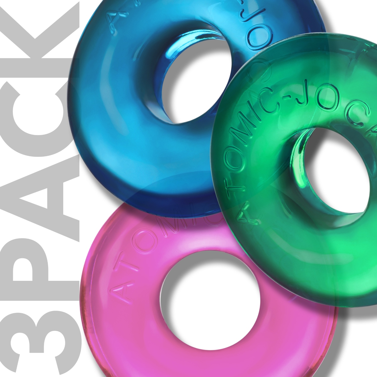 Oxballs Ringer Max 3PK Neon - Oxballs - Lingerie & Underwear - adult product at KS Store