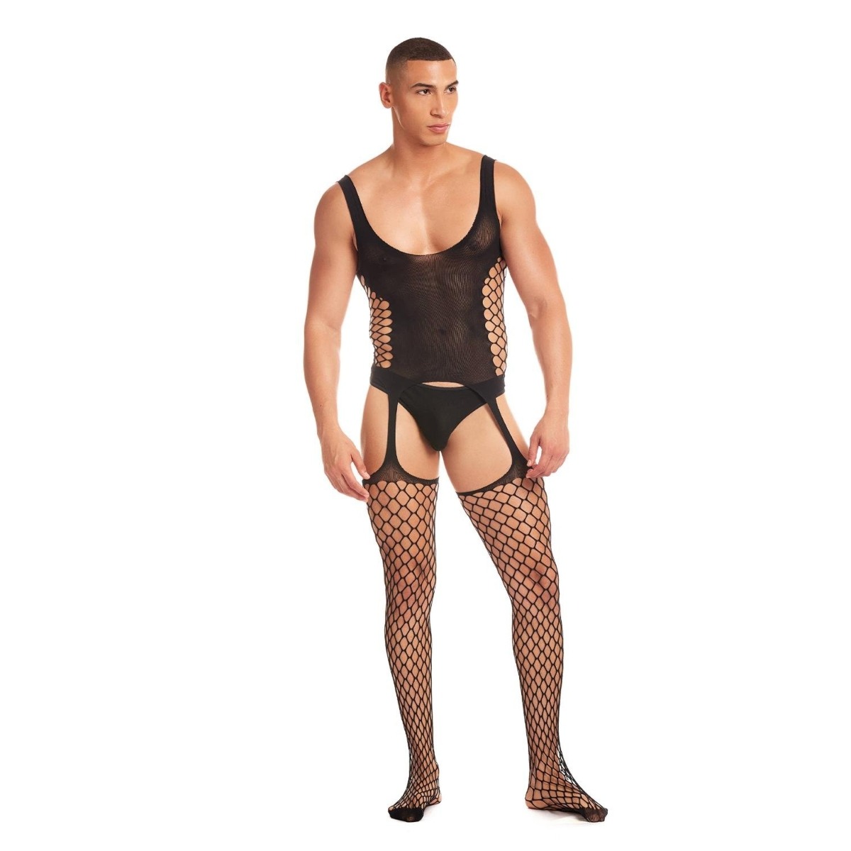 Rainbow Party Galaxy D 2 Piece Set Black SM - Rainbow Party - Lingerie & Underwear - adult product at KS Store