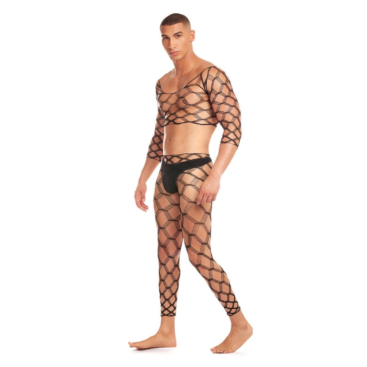 Rainbow Party Future Mode 3 Piece Set Black SM - Rainbow Party - Lingerie & Underwear - adult product at KS Store