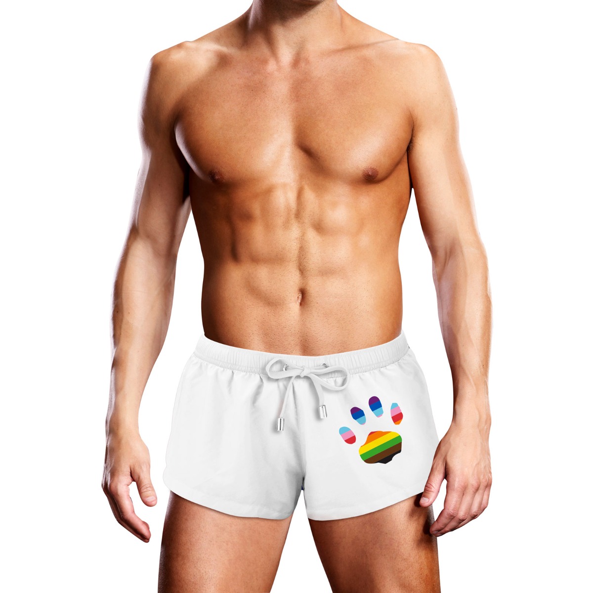 Prowler Swim Trunk White Oversized Paw Large - Prowler - Lingerie & Underwear - adult product at KS Store